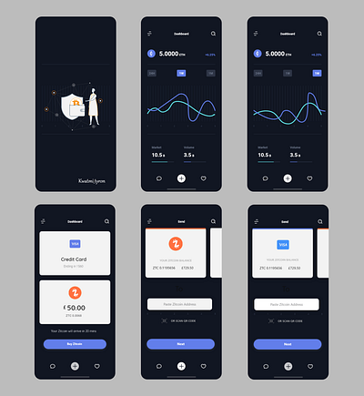 cryptocurrency trading app app bitcoin bitcoin wallet mobile app mobile app design ui uidesign wallet wallet app