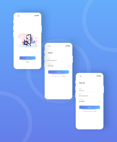 Login and signup page(redesign) app design login mobile app mobile app design mobile ui sign in page signup ui uidesign