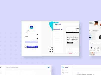 Liramail Dashboard Overview animation animation after effects dashboad dashboard design dashboard ui design editor illustration login page ui ux website