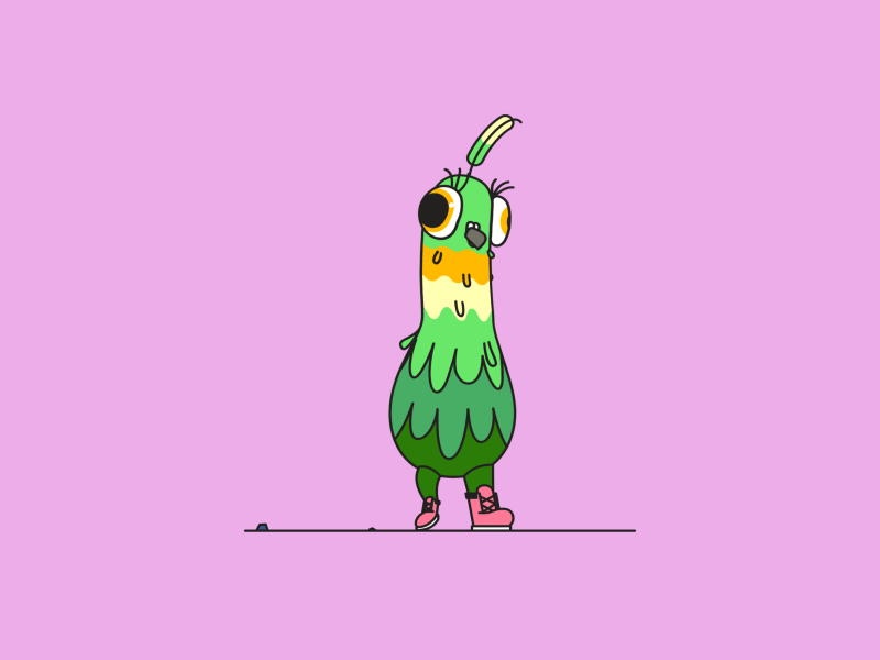 Example of Faux 3D Parrot