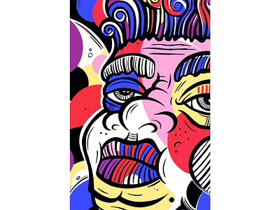 In the making character design illustration painting portrait