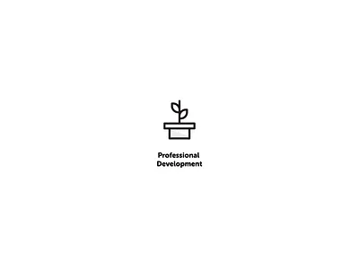 Professional Development dot grow icon pattern plant ui