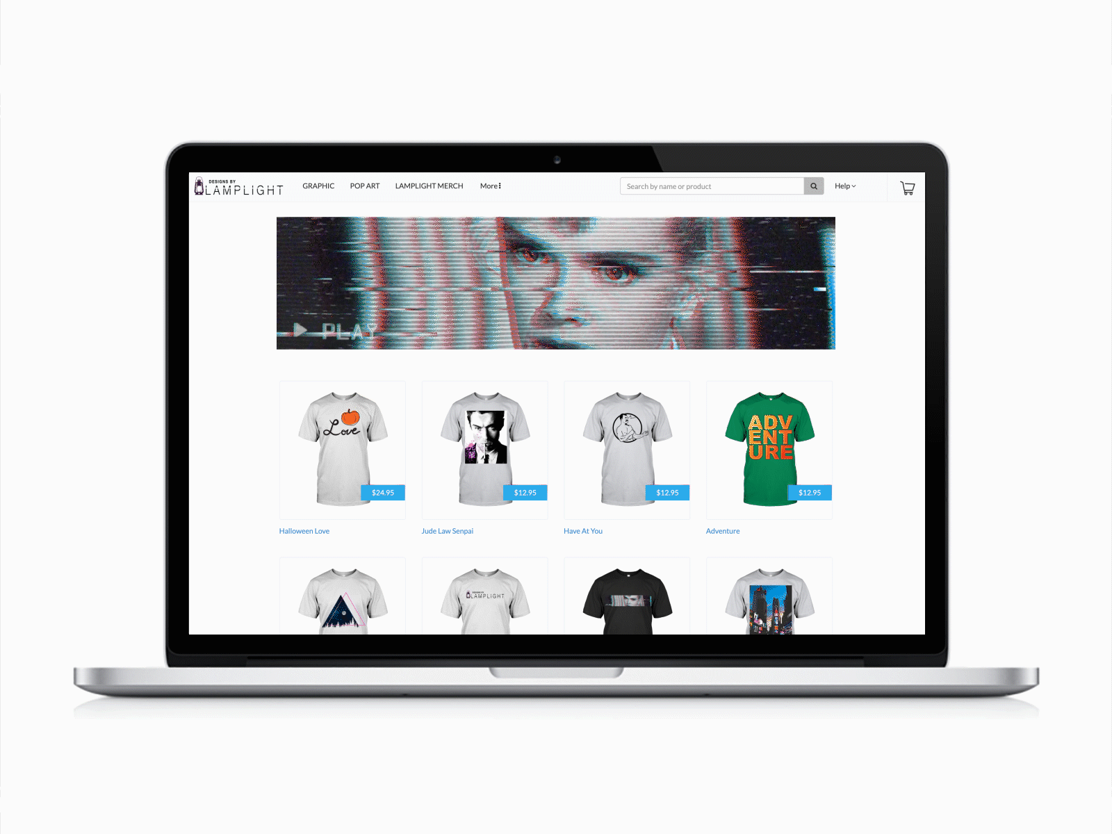 Designs By Lamplight - Online Store branding design product