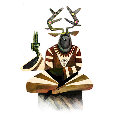 The Watcher animation character design comics design fantasy illustration monster monsters nature posters visdev