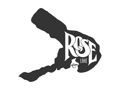 Rose Lake by Lakes Supply Co apparel coffee mug fishing hand lettering handlettering illustration logo minnesota mn mug outdoors rose rose lake rose lake minnesota shirt t shirt