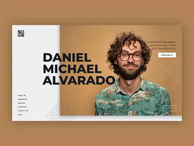 Personal Portfolio 2020 agency creative deme landing page minimalist personal portfolio resume trendy typography uiux user interface webdesign