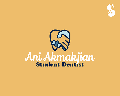 Ani Akmakjian Logo dentist design handshake helping identitydesign logo teeth tooth vector