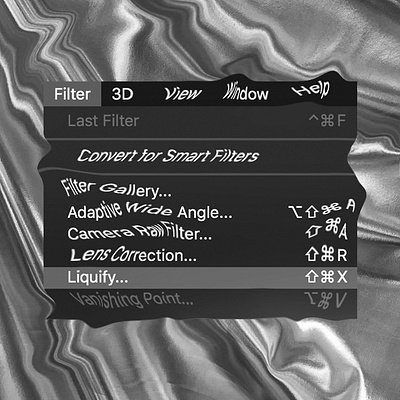 ⬆︎⌘ 𝗫 distortion graphicdesign liquify music playlist spotify warp