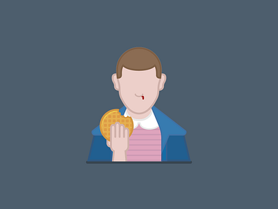 Eleven design eggo eleven graphic design icons illustration stranger things strangerthings vector