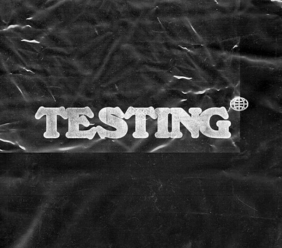 Testing blackandwhite graphic grunge grunge texture plastic