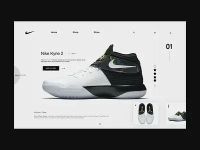 Nike Kyrie 2 fun home icon logo nike nike air nike air max typography ui uiux ux web website