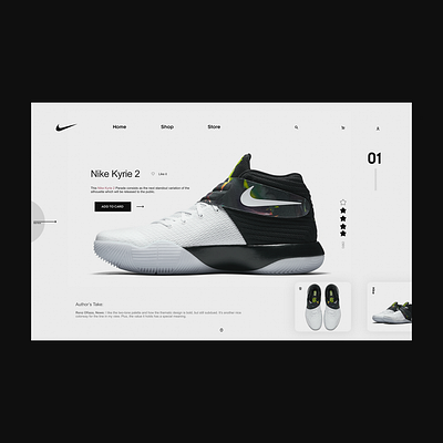 Nike Kyrie 2 fun home icon logo nike nike air nike air max typography ui uiux ux web website