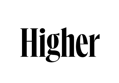 Compressed bodoni higher lettering serif typography