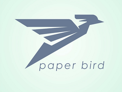 Paper Bird Logo logo forsale sale design