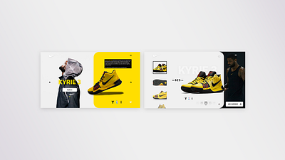 Page concept NIKE WEBSITE design minimal nike prototype shoes store ui ux web web design website