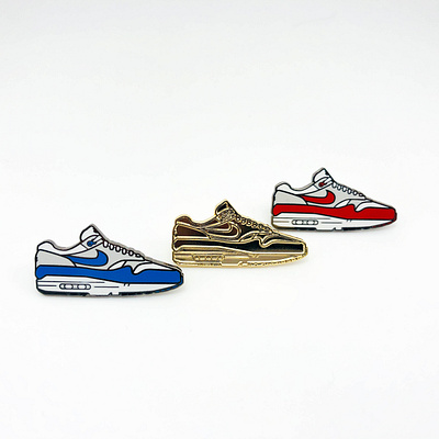 Airmax 1 Nike Shoe Pin airmax airmaxday enamel pin hypebeast kotd nike nike shoes pin red airmax sneaker pin sneakerhead