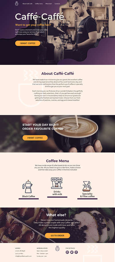Daily UI. Landing page (day 003) daily 100 challenge daily ui daily ui oo3 design ui webdesign