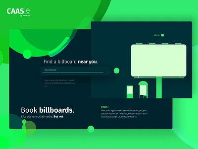 The CAASie Website advertising app billboard billboards branding design flat illustration minimal ui vector web app web app design web design webdesign website website design