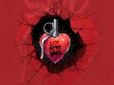 Heart Illustrations branding design heart illustration