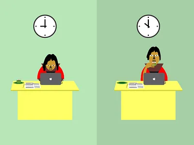 Fridays design flat illustration minimal vector