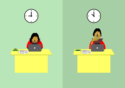 Fridays design flat illustration minimal vector