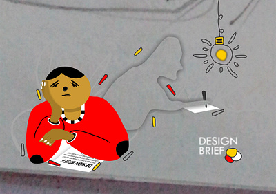 Design Brief design flat illustration minimal vector