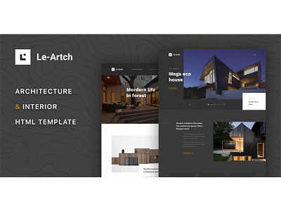 Le Arch architecture art design interrior lesscreate templete ui ux website