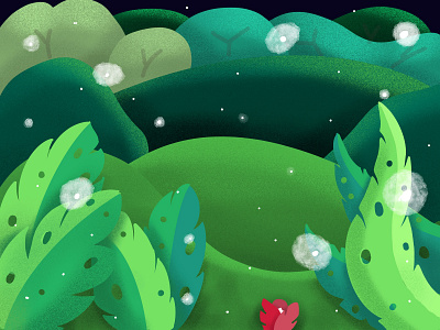 Field design illustration illustrator interaction procreate