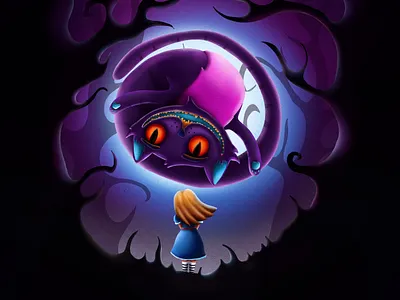 Alice's Adventures in Wonderland art artist artwork brush childrens book colors digitalart illustration poster procreate