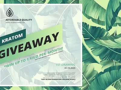 True Kratom - Logo & Branding branding design illustration kratom promotion promotional sales