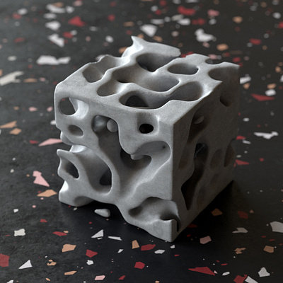 Concrete 3d abstract c4d cinema 4d cinema4d design illustration redshift render