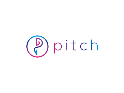 Pitch Daily Logo Design Challenge Day 9 brand brand design branding creative creative logo dailylogo dailylogochallenge gradient gradient logo line art lineartlogo logo miminalist minimal logo musicapp musiclogo stream streaming streaming app