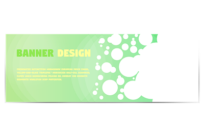 Banner design (Green) banner design photoshop poster