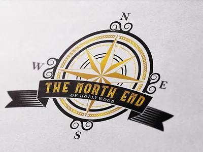 THE NORTH END branding design flat icon illustration illustrator logo minimal vector