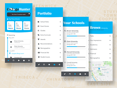 College Application App Concept app design iphone iphone app mobile app mobile uiux ui ui ux ui ux design ui desgin uiuxdesigner ux