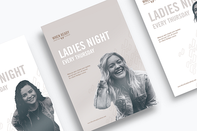Ad Campaign - When Ready Shooting Academy advertisement brand design brand identity branding flyers gun identity ladies range shooting
