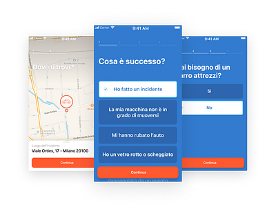 Genialloyd insurance app #3 application flat funnel insurance ios ios app mobile