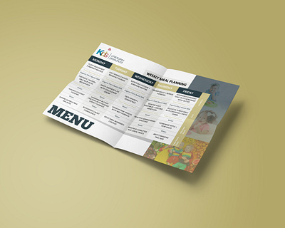 School Menu 1/3 adobe illustrator adobe photoshop catalog design design flyer logo menu card