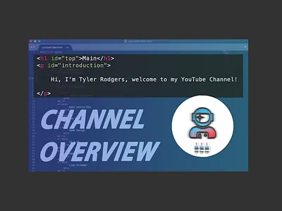 YouTube Channel Trailer art astronaut basic blue clean code cyan design flat graphic graphic design minimal pink plug simple simple design web website design youtube youtube channel