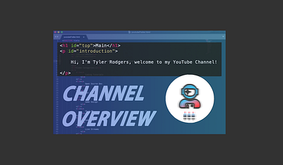 YouTube Channel Trailer art astronaut basic blue clean code cyan design flat graphic graphic design minimal pink plug simple simple design web website design youtube youtube channel