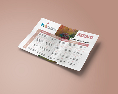 School Menu 3/3 adobe illustrator adobe photoshop catalog design design flyer logo menu design vector