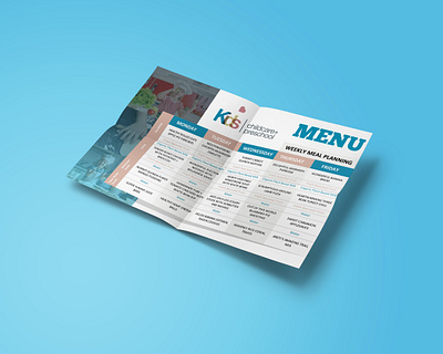 School Menu 2/3 adobe illustrator adobe photoshop catalog design design flyer logo menu design vector