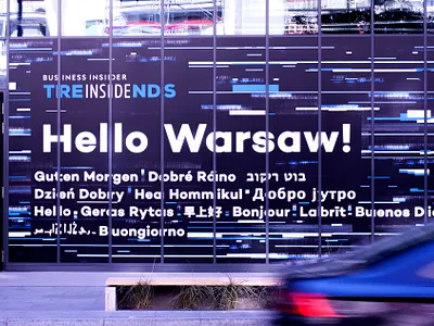 Business Insider Inside Trends 2018 branding conference entrance