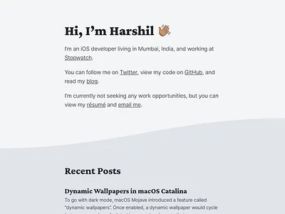 Shot #9041623 blog personal site