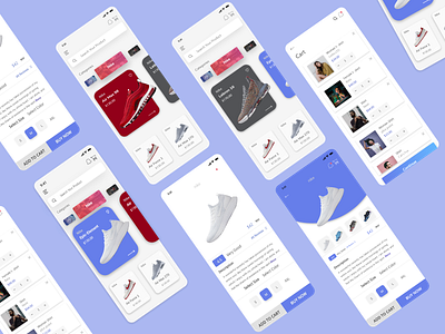 shoe Ecommerce app 2 app design ecommerce ecommerce app ecommerce design mobile app mobile app design mobile ui nike nike air nike air max ui uidesign