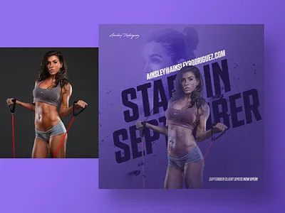 Just Branding brand branding colors fitness gym health purple social socialmedia