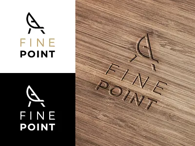 Fine Point Logo 1 chair chair design clean design design eco ecology furniture furniture logo leaf leaf logo logo logodesign scandinavian simple