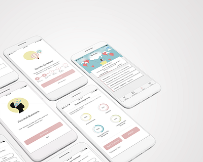 Endometrix app endometriosis endometrix ios mobile app design mobile design mobile ui womens health