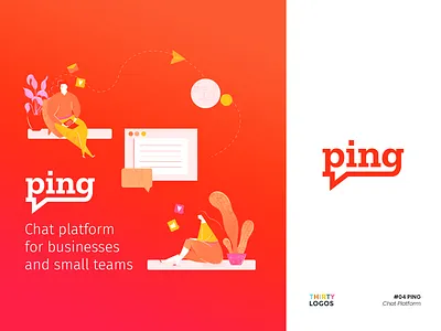 Thirty Logos Challenge 04 — Ping brand branding logo logotype ping thirty logos challenge thirtylogos