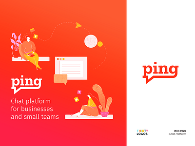 Thirty Logos Challenge 04 — Ping brand branding logo logotype ping thirty logos challenge thirtylogos